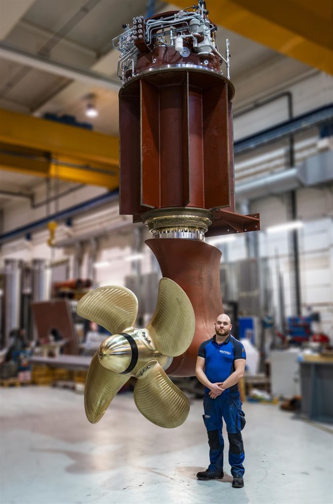 Brunvoll providing propulsion for autonomous ship