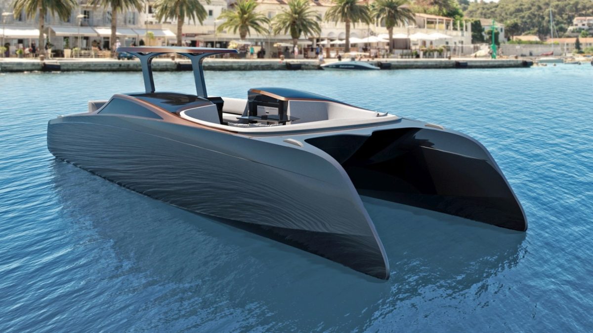 electric hybrid yacht