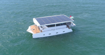 Successful sea trials for solar yacht