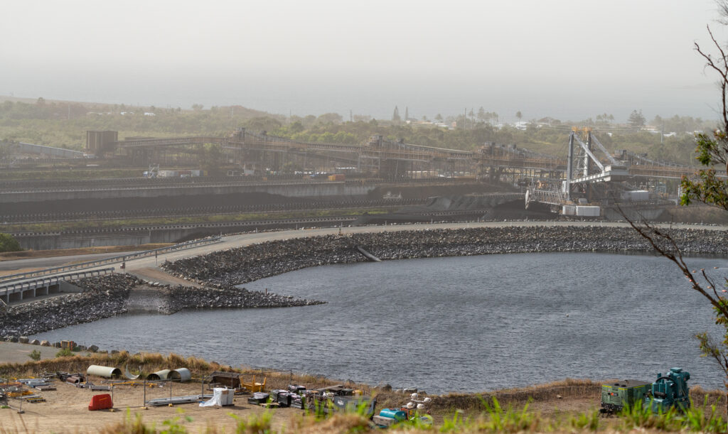 Two huge coal terminals are located almost atop Australia’s Great Barrier Reef. Pictured: The Dalrymple Bay