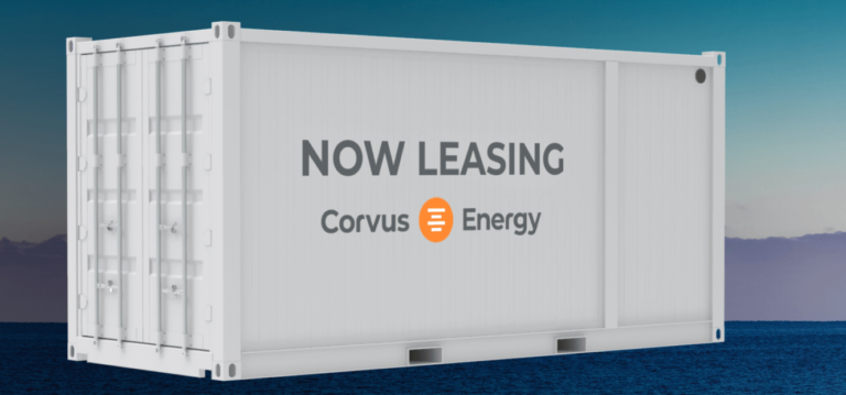Corvus Energy to offer ESS technology lease package