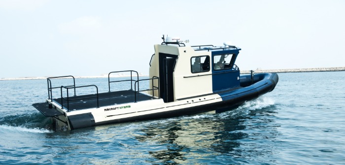 Ribcraft patrol boat launches with hybrid electric propulsion system