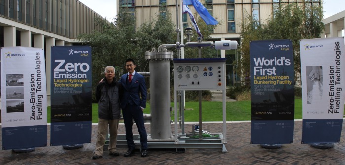 Unitrove unveils liquid hydrogen bunkering unit for fueling zero-emission ships
