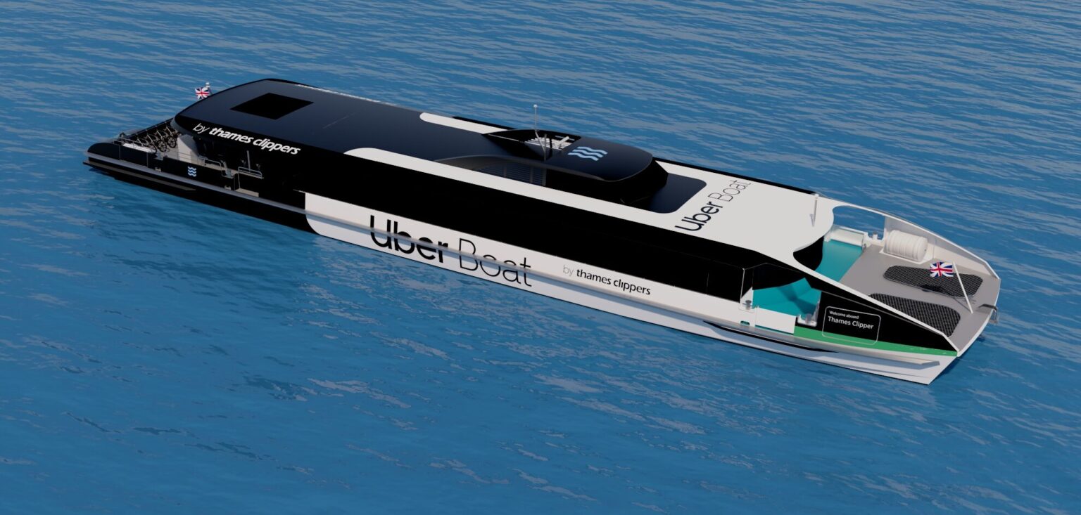 Uber Boat by Thames Clippers announces UK's first hybrid highspeed