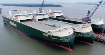 Finnlines takes delivery of first hybrid ro-ro vessel
