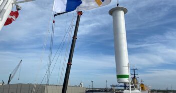 Scandlines installs Norsepower Rotor Sail technology on hybrid ferry
