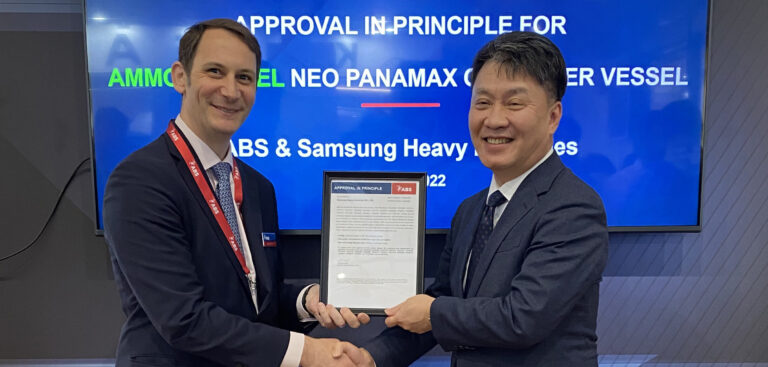 AiP awarded to Samsung Heavy Industries’ ammonia-fueled Neo-Panamax vessel