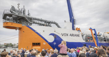 Van Oord unveils latest sustainable trailing suction hopper dredger