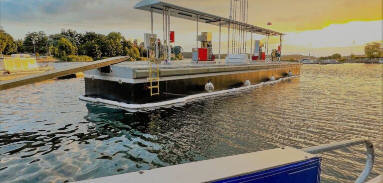 Unmanned marine fuel station to make eco-friendly fuels more feasible