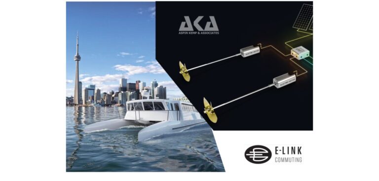 Aspin Kemp & Associates and e-Link Commuting partner on sustainable waterway vessels