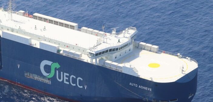 UECC unveils third multi-fuel LNG battery hybrid vessel
