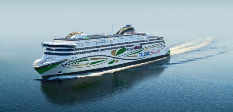 Tallink takes delivery of LNG-fueled shuttle ferry