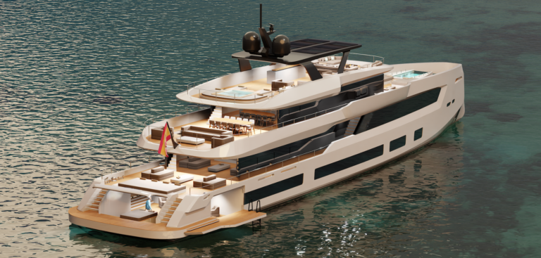 Hybrid theory: BYD Group’s triple hybrid superyacht concept