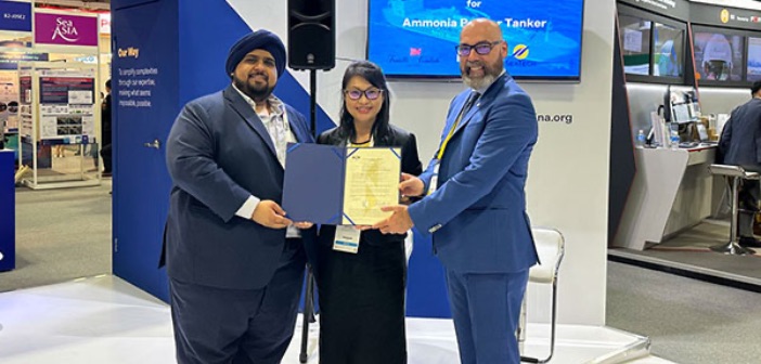 SeaTech Solutions receives Approval in Principle for ammonia-fueled bunker tanker