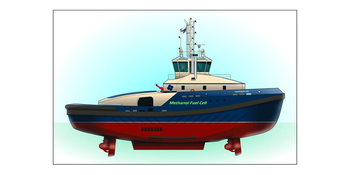Svitzer and Robert Allan start second phase of methanol hybrid fuel cell tugboat project