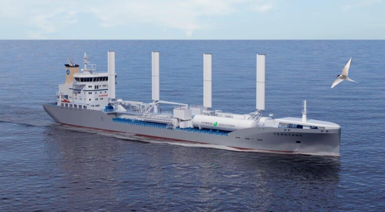 Construction begins on three Terntank wind- and methanol-powered hybrid tankers