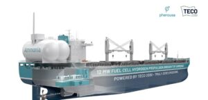 TECO 2030 and Pherousa Green Shipping to supply Ultramax bulker vessels with fuel cells and ammonia crackers