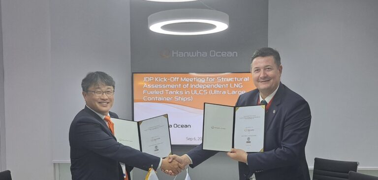 Hanwha Ocean and Bureau Veritas partner to advance assessment of independent LNG fuel tanks