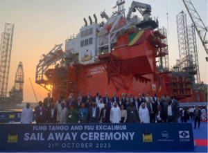 Exmar launches floating liquefied natural gas and floating storage unit vessels