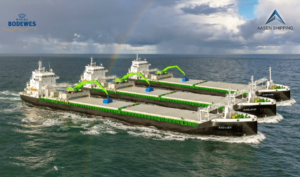 Royal Bodewes to build three hybrid-powered methanol-ready self-dischargers