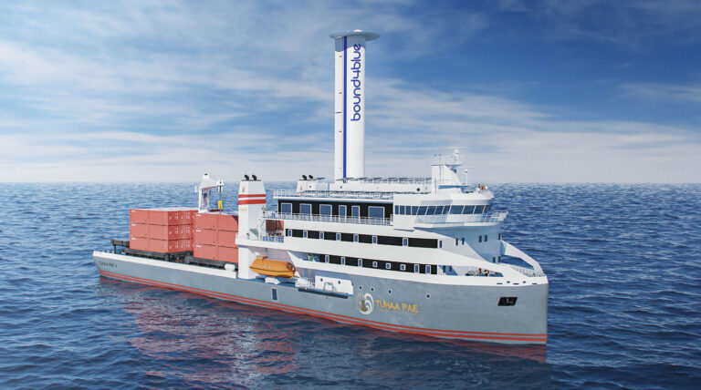 Bound4blue eSail set to reduce energy by 10% on landmark newbuild ship
