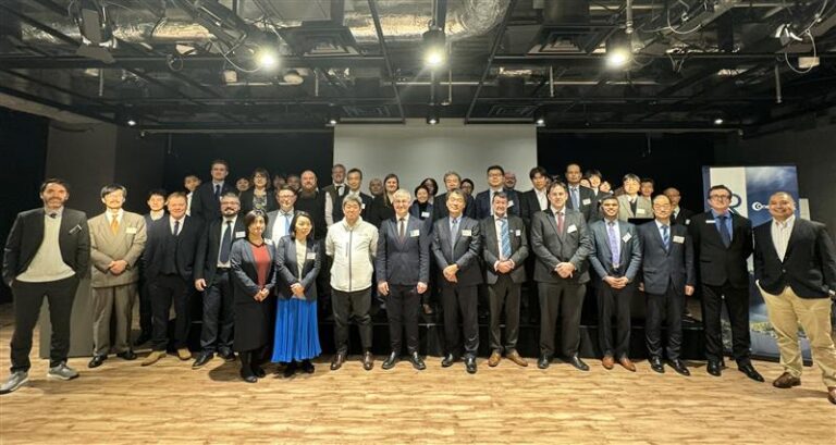 UK and Japan host workshop to accelerate maritime autonomy The image shows the gathered delegates at the Autonomy Workshop.