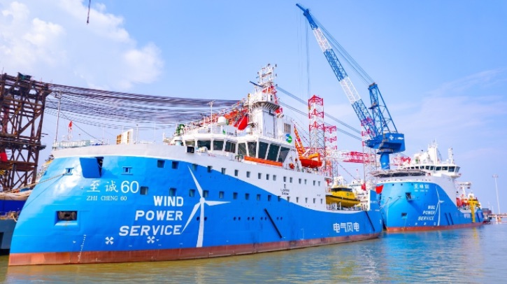 Asia’s first offshore wind power service operation vessels arrive in Qidong Shanghai Electric Wind Power Group has taken delivery of what it states to be Asia's first offshore wind power service and operation vessels (SOVs).