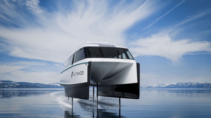 First electric hydrofoil ferry in the US begins operating on Lake Tahoe Candela and FlyTahoe have introduced the first US-based Candela P-12, a foiling electric ferry, on Lake Tahoe.