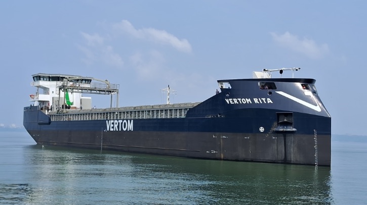 Vertom Group takes delivery of first of 12 diesel-electric short-sea vessels from Chowgule Shipyards Vertom Group takes delivery of first of 12 diesel-electric short-sea vessels from Chowgule Shipyards