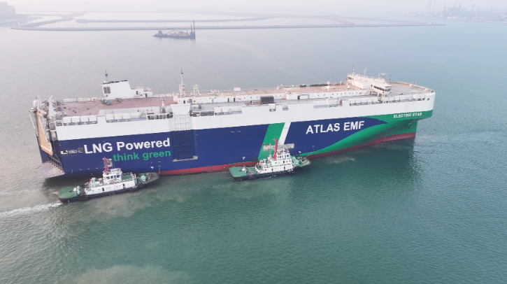 European Maritime Finance (EMF), in partnership with Atlas Maritime, has sold the Electric Star, a dual-fuel LNG pure car truck carrier (PCTC) capable of carrying 7,000 cars.