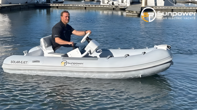 First fully solar-charged e-JET tender launched by Sunpower First fully solar-charged e-jet tender launched by Sunpower