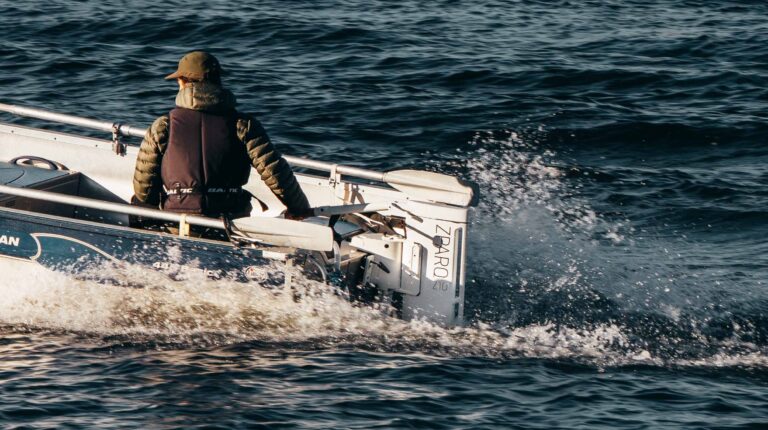Zparq secures €5.5m in EU funding to advance Z10 electric drivetrain The Zparq Z10 marine electric drivetrain on the back of a small off-board vessel with a pilot at the tiller